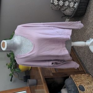 We the free oversize waffle top